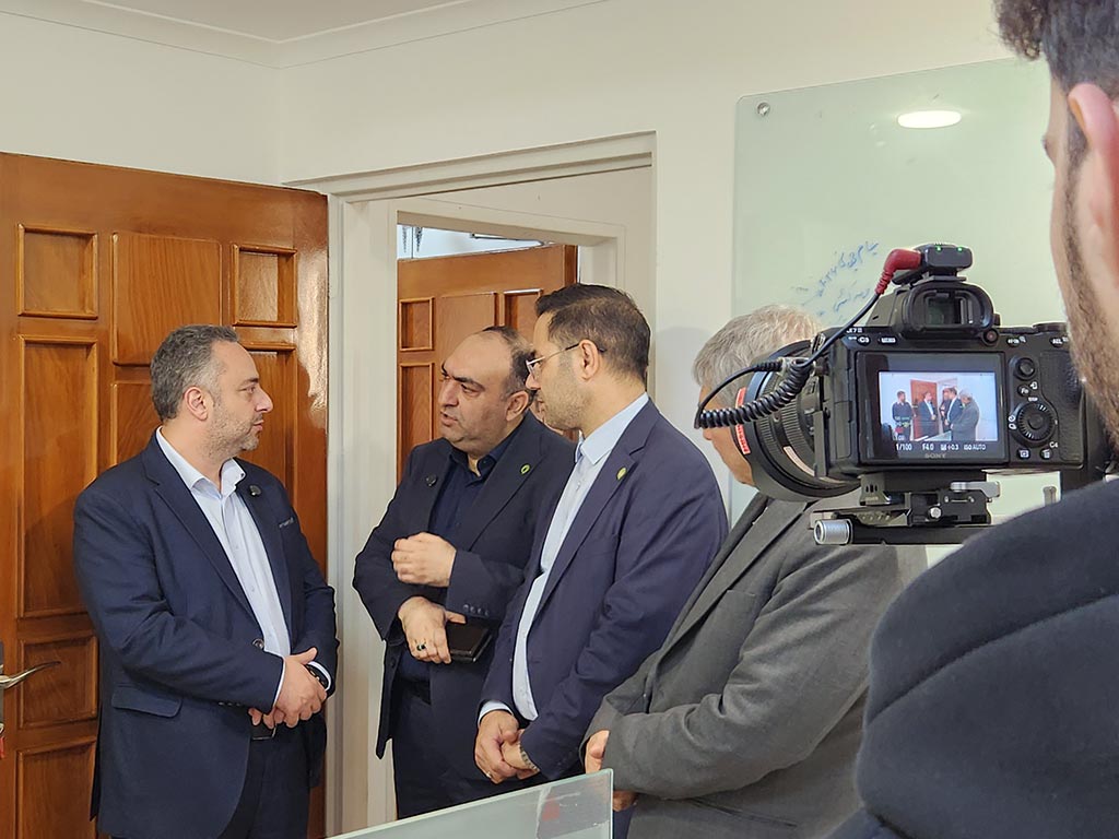 بازدید مدیرعامل گروه داده‌پردازی پارسیان از گروه کیان ایرانیان