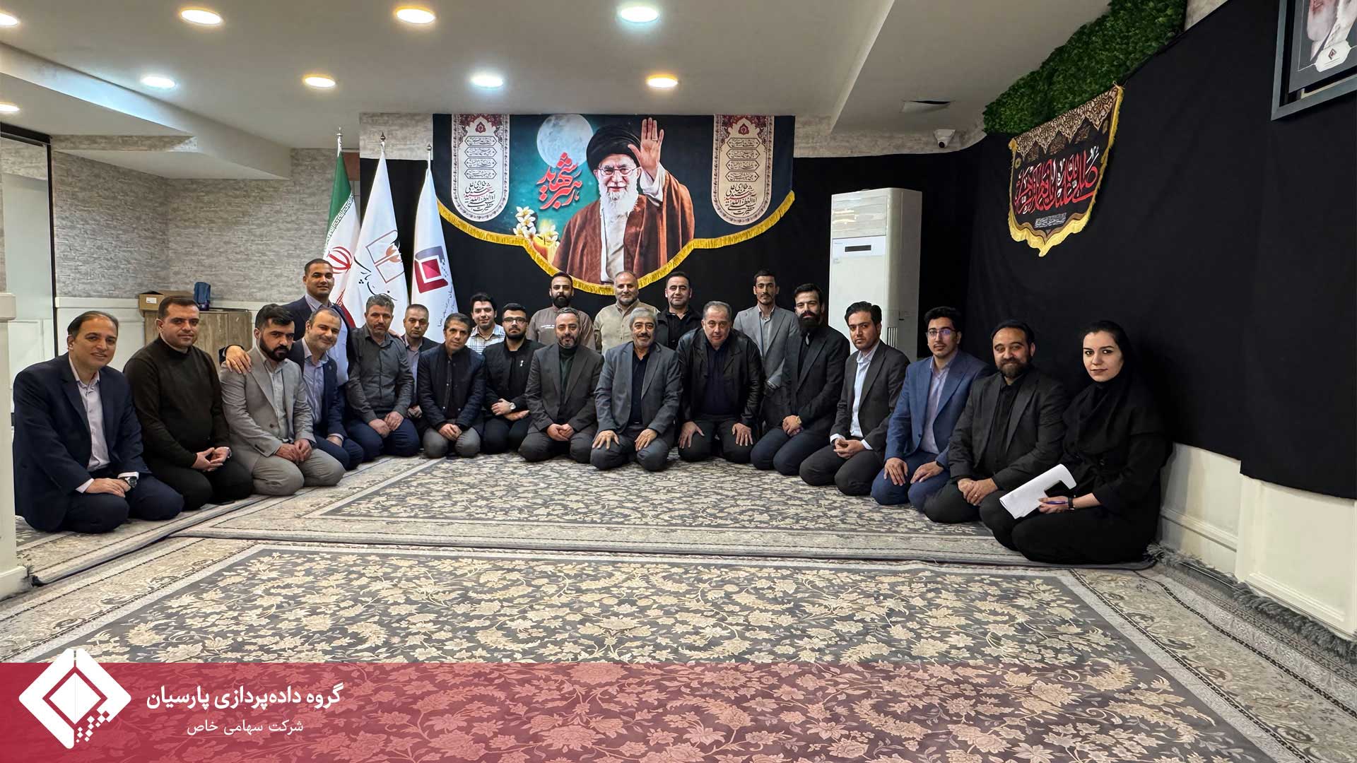 مراسم پایان سال و عهد همکاران برای تلاش و امید در سال آینده